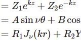 【物理数学】円筒座標のラプラス方程式とベッセル関数