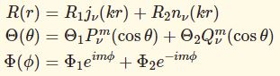 球座標系のヘルムホルツ方程式と球ベッセル関数
