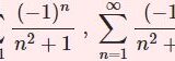 $\sum\frac{(-1)^n}{n^2+1}$ の値（複素フーリエ級数）