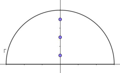 複素積分演習（cos(log x)/(1+x^2)）