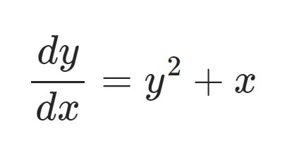１階非線型微分方程式の例