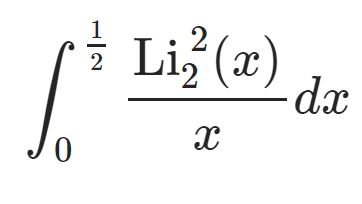 logを含む難しい積分18（多重対数関数の積分ふくむ）